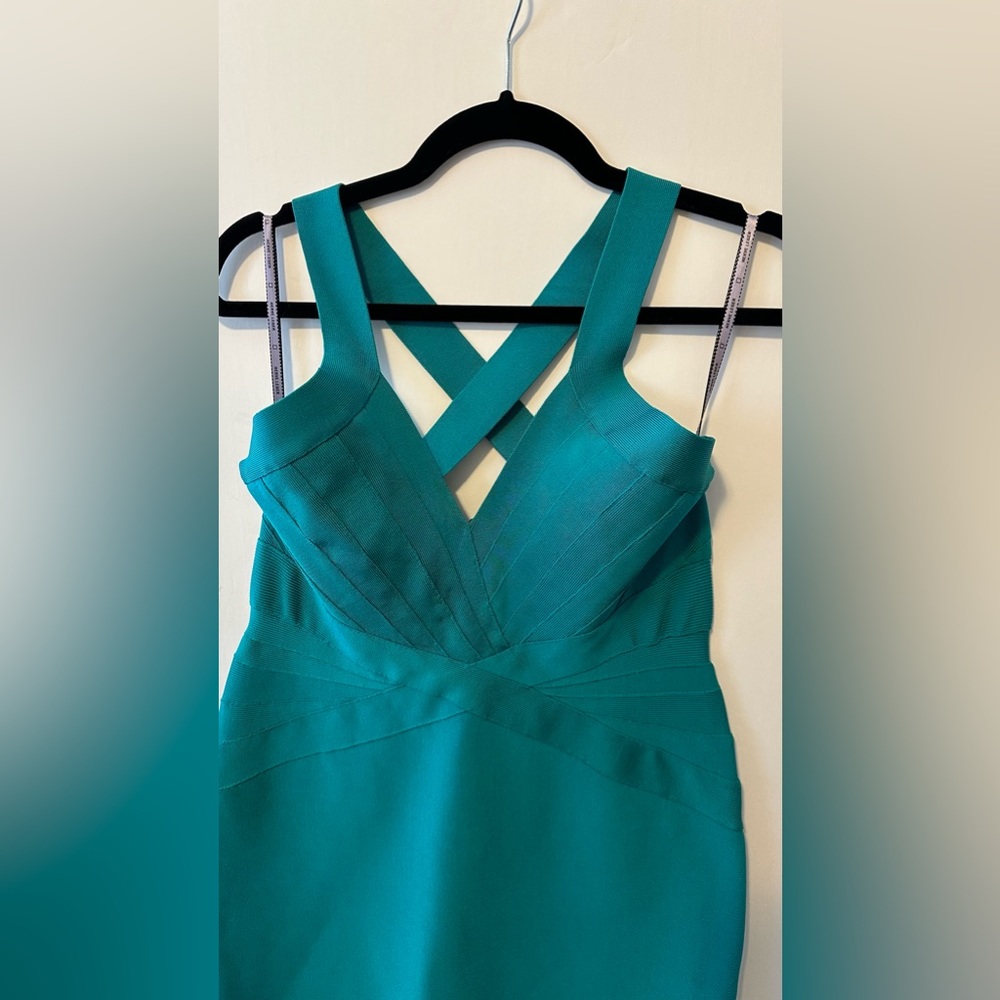Herve Leger Mini Dress - Size L - Picture 2 of 4
